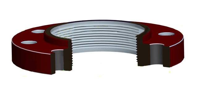PVDF Threaded Flange Threaded flange Revised
